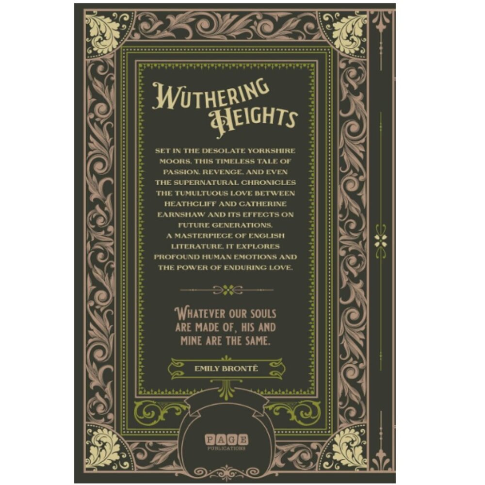 Wuthering Heights Deluxe Hardcover by Emily Brontë | Brand New - Picture 2 of 7
